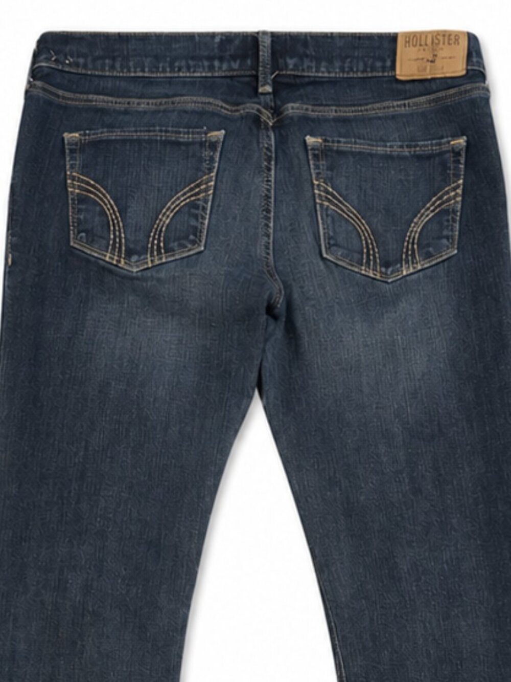Hollister Venice Bootcut Jeans Women's 7R W28 L33 Low Rise  Dark Wash - Picture 6 of 11